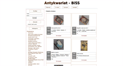 Desktop Screenshot of antykwariat-biss.pl